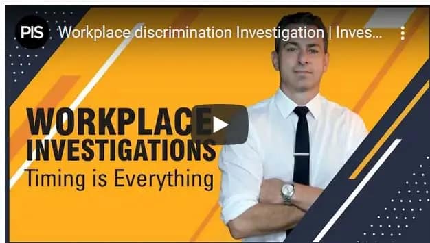 Workplace Investigation video